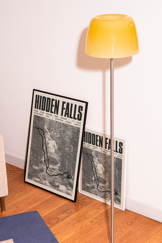 Hidden Falls Poster | Grand Teton National Prints