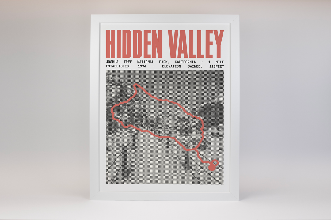 Hidden Valley Poster | Joshua Tree National Park Prints