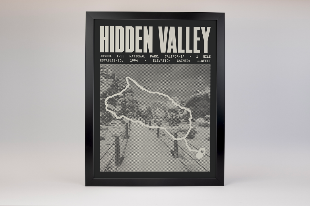 Hidden Valley Poster | Joshua Tree National Park Prints