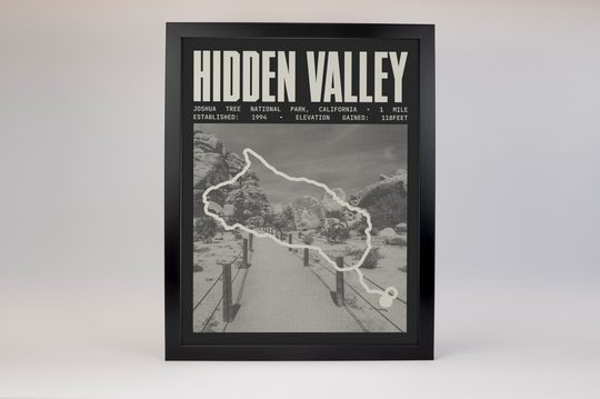 Hidden Valley Poster | Joshua Tree National Park Prints