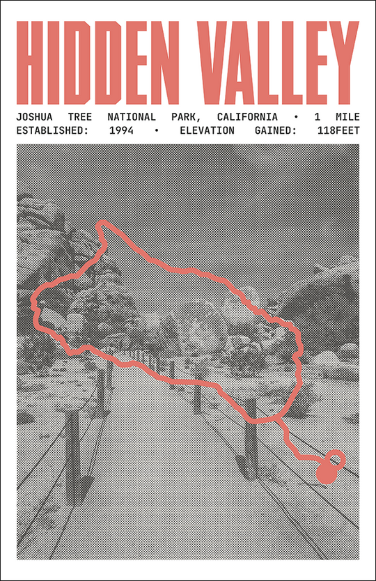 Hidden Valley Poster | Joshua Tree National Park Prints