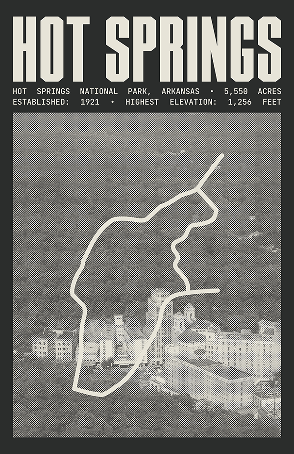 Hot Springs National Park Poster