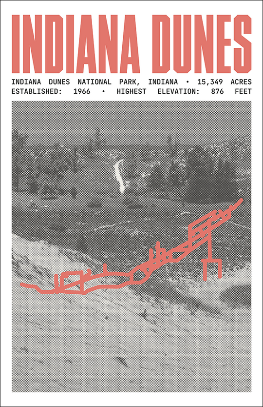 Indiana Dunes National Park Poster