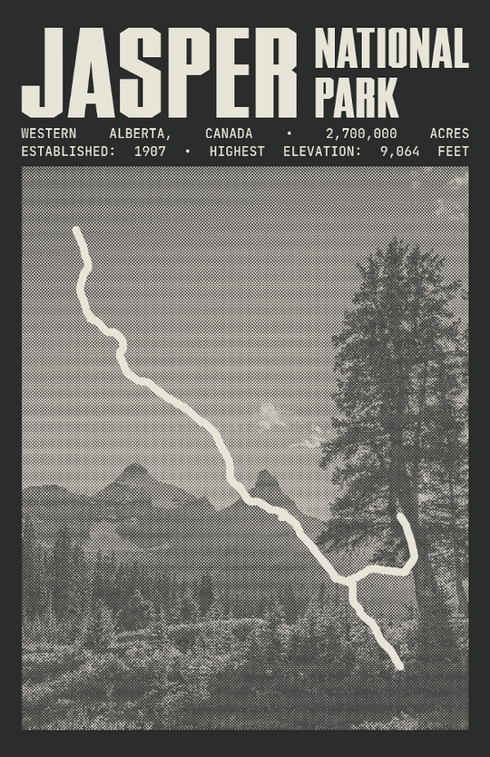 Jasper National Park Poster