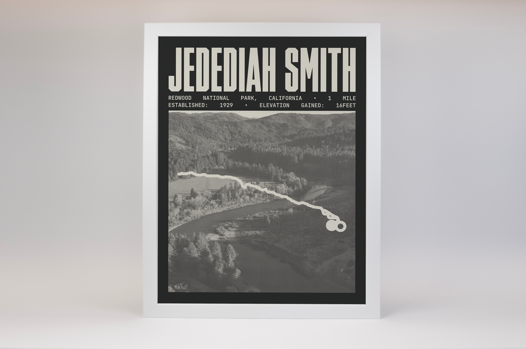 Jedediah Smith River Trail Poster | Redwood National Park Prints