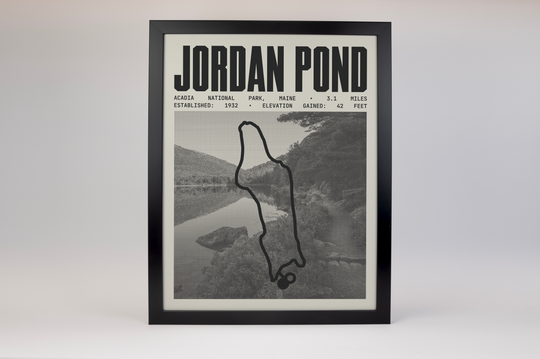 Jordan Pond Path Poster | Acadia National Park Prints