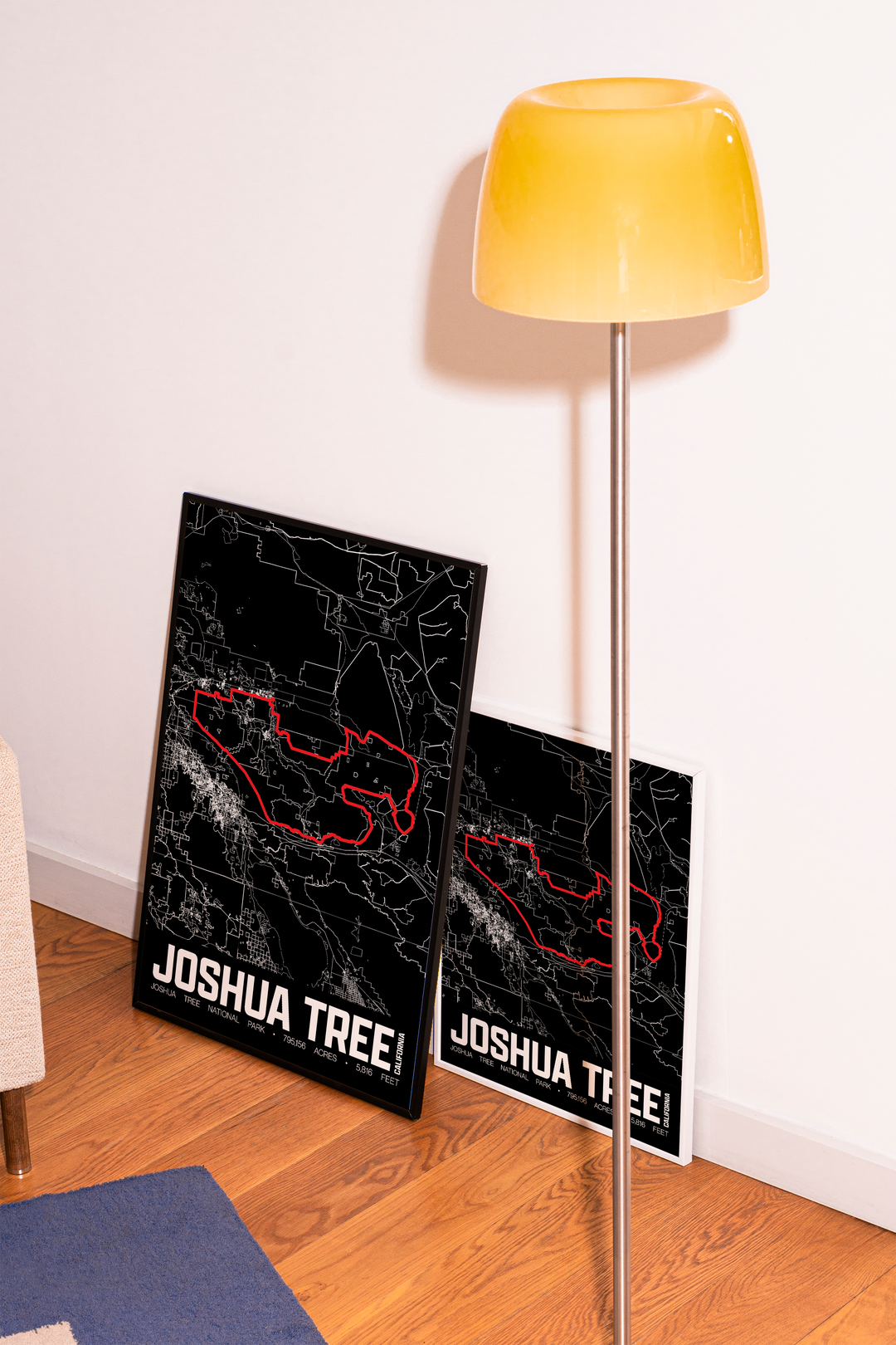 Joshua Tree National Park – Perimeter Map Print