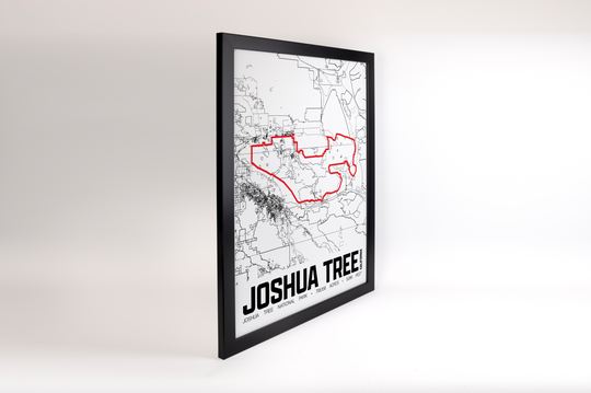 Joshua Tree National Park – Perimeter Map Print