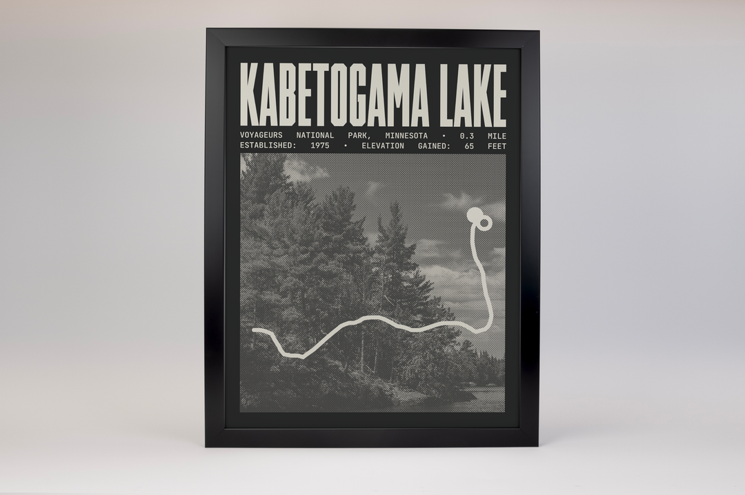 Kabetogama Lake Overlook Trail Poster | Voyageurs National Park Prints