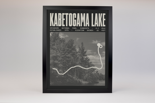 Kabetogama Lake Overlook Trail Poster | Voyageurs National Park Prints