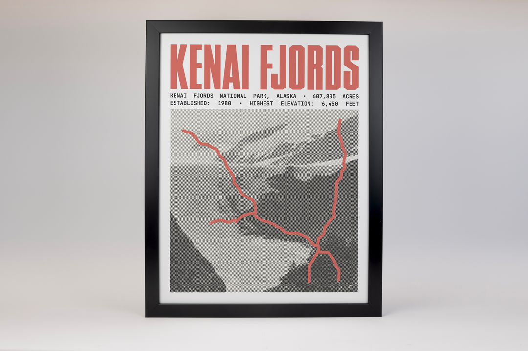 Kenai Fjords National Park Poster