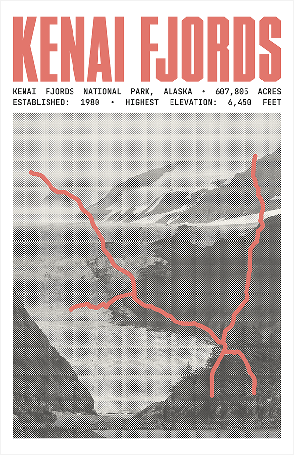 Kenai Fjords National Park Poster