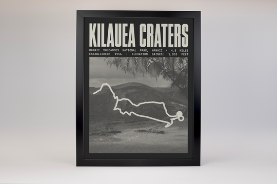 Kilauea Craters Trail Poster | Hawaii Volcanoes National Park Prints