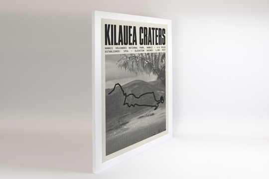 Kilauea Craters Trail Poster | Hawaii Volcanoes National Park Prints