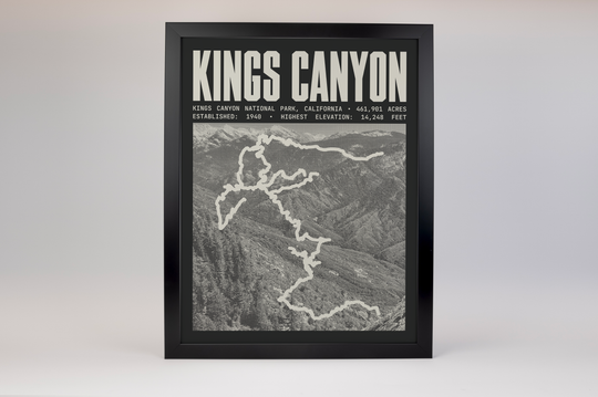 Kings Canyon National Park Poster