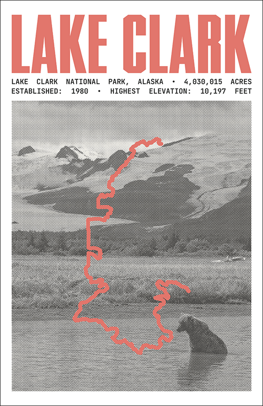 Lake Clark National Park Poster