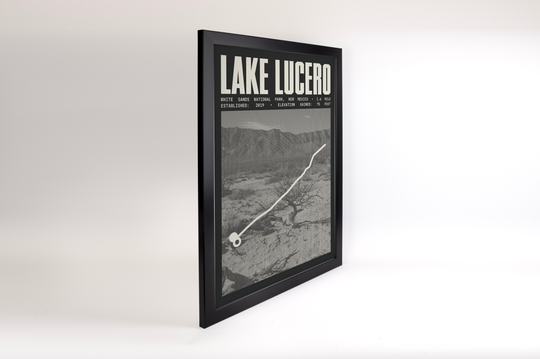 Lake Lucero Path Poster | White Sands National Park Prints