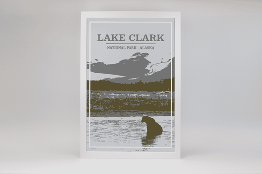 Lake Clark National Park Print | Vintage Style