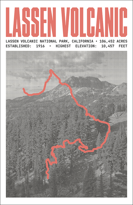 Lassen Volcanic National Park Poster