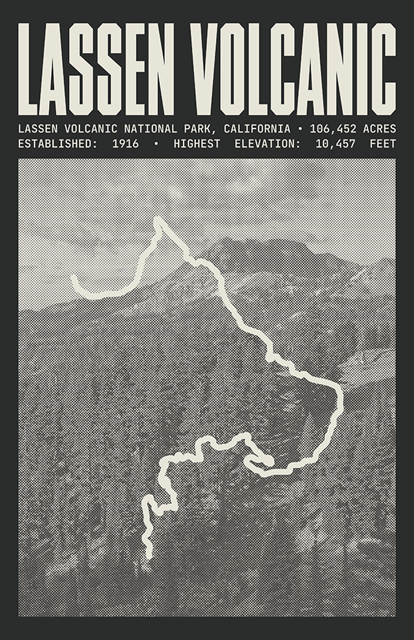 Lassen Volcanic National Park Poster