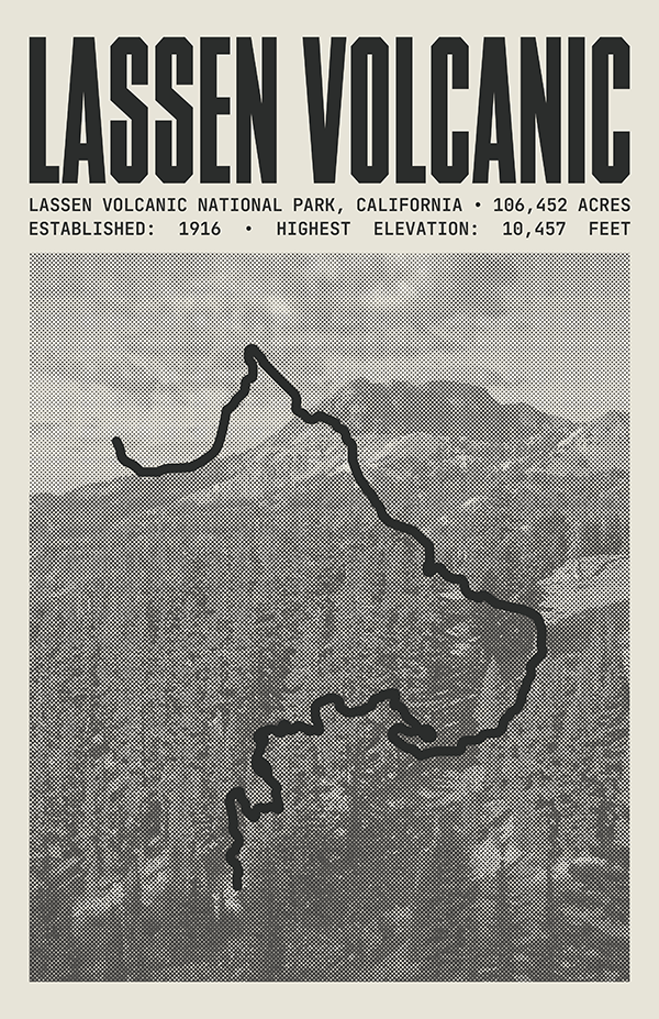 Lassen Volcanic National Park Poster