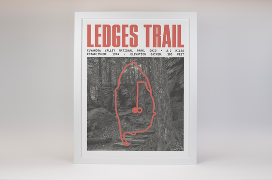 Ledges Trail Poster | Cuyahoga Valley National Park Prints