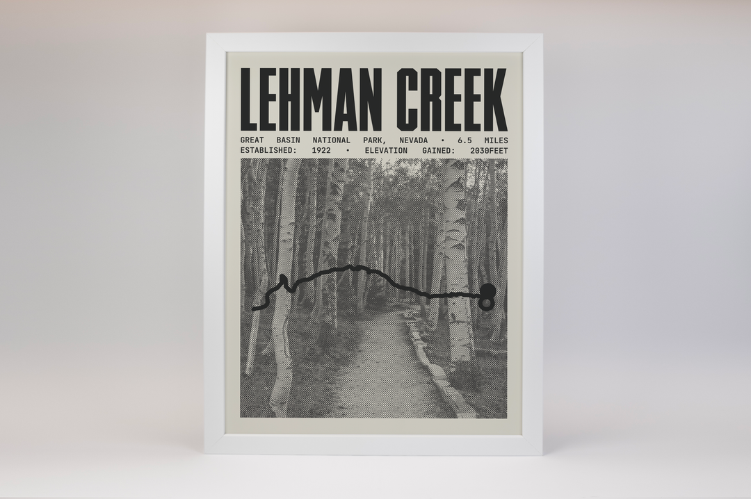 Lehman Creek Trail Poster | Great Basin National Prints