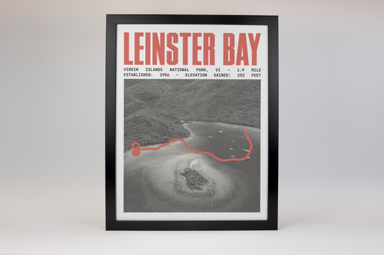 Leinster Bay Trail Poster | Virgin Islands National Park Prints