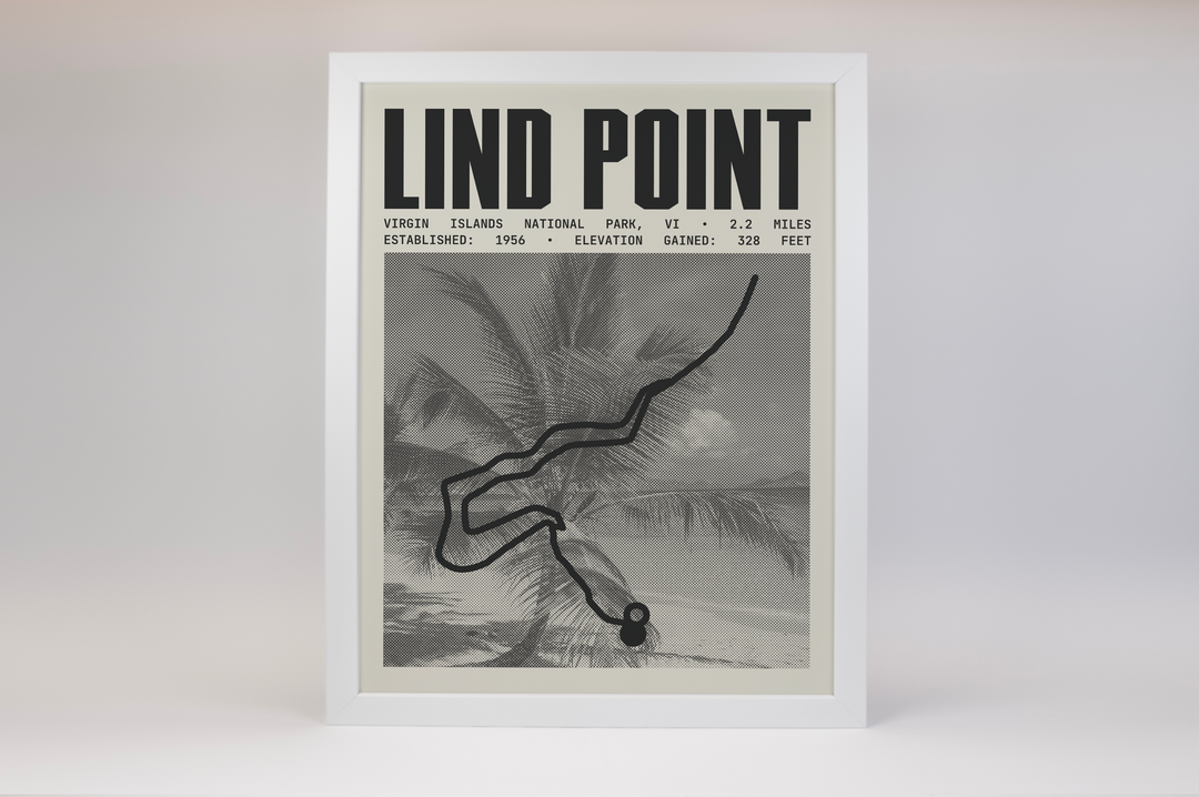 Lind Point Trail Poster | Virgin Islands National Park Prints