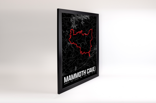 Mammoth Cave National Park – Perimeter Map Print