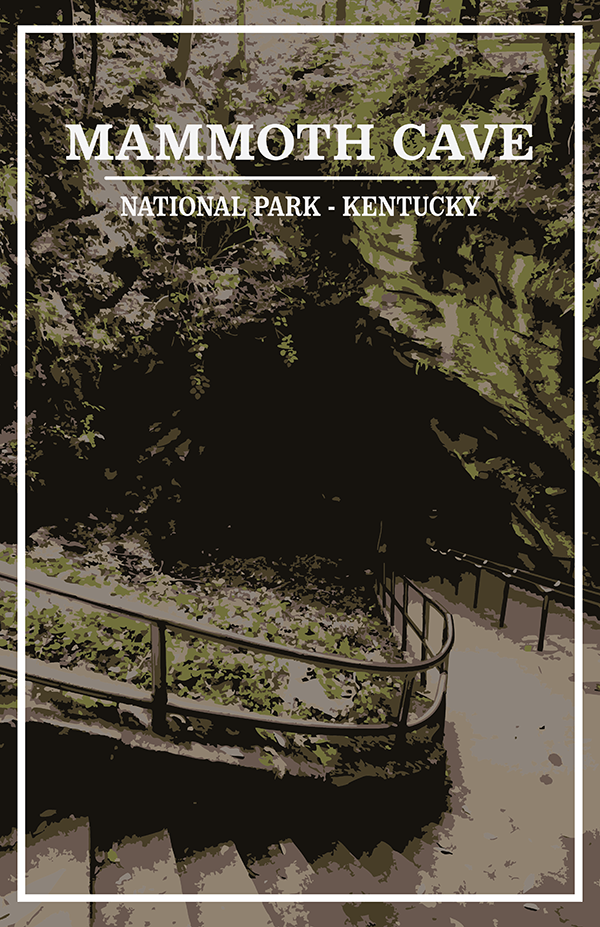 Mammoth Cave National Park Print | Vintage Style