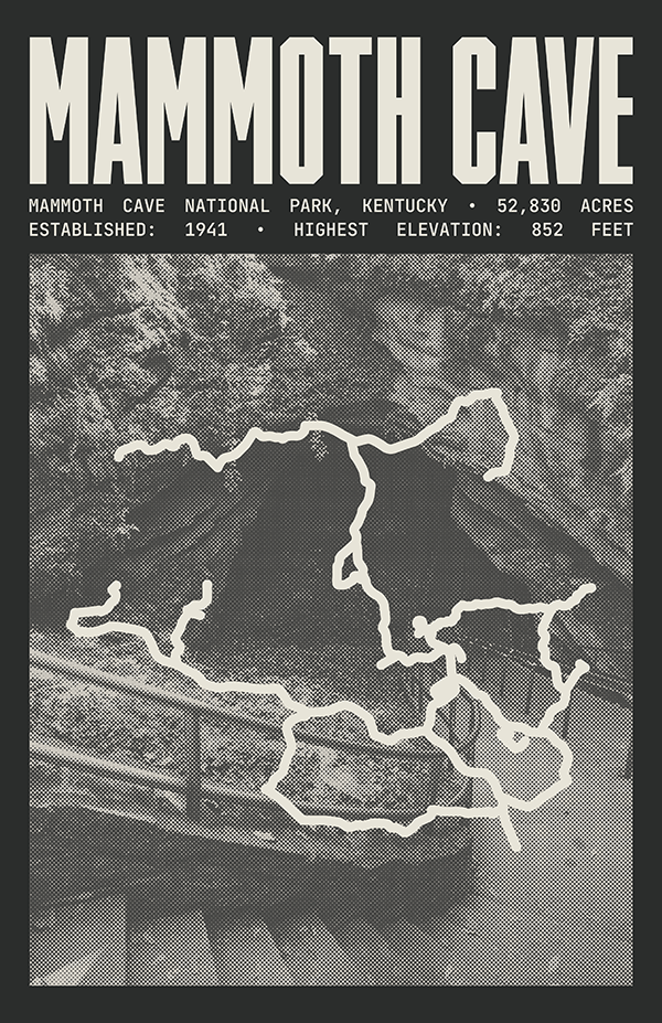 Mammoth Cave National Park Poster