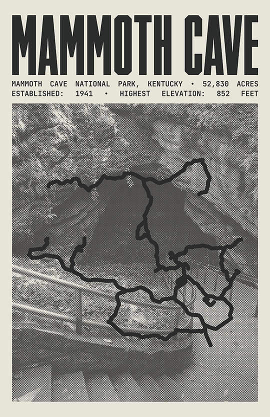 Mammoth Cave National Park Poster