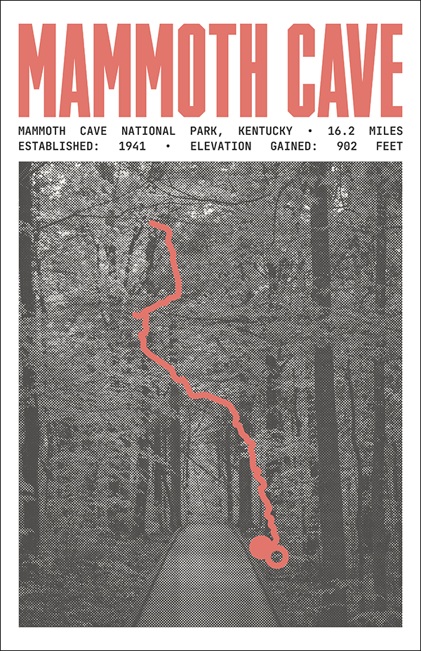 Mammoth Cave Rail Trail Poster | Mammoth Cave National Park Prints