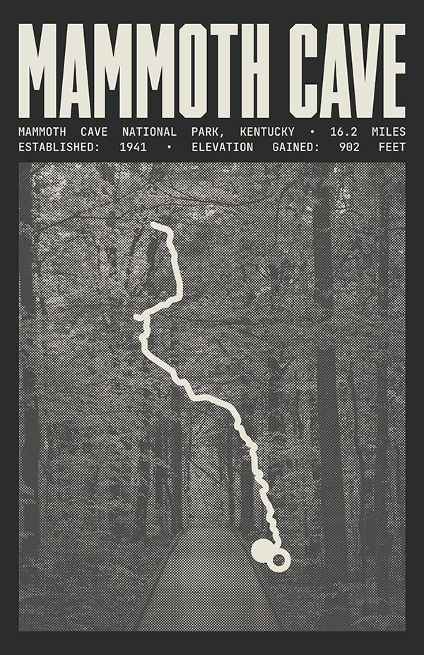 Mammoth Cave Rail Trail Poster | Mammoth Cave National Park Prints