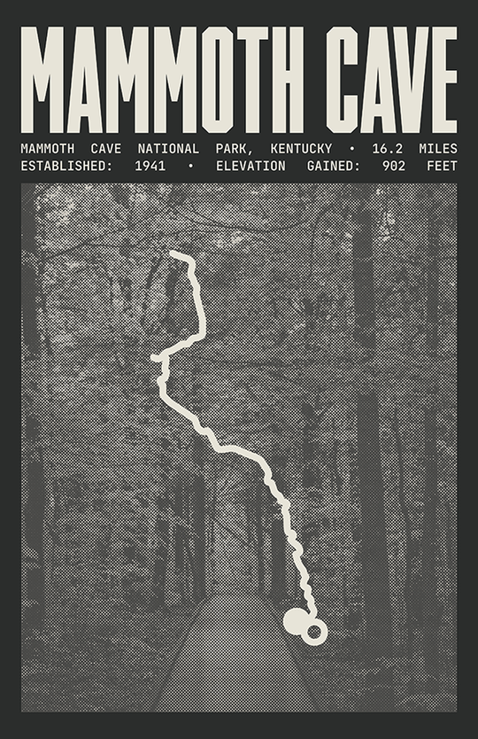 Mammoth Cave Rail Trail Poster | Mammoth Cave National Park Prints