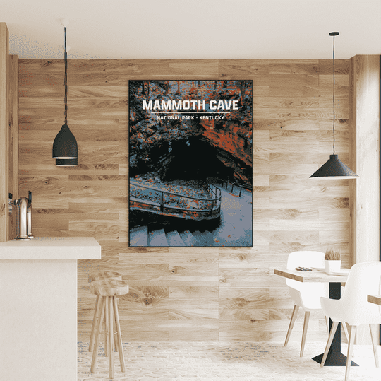Mammoth Cave National Park Print | Vintage Style