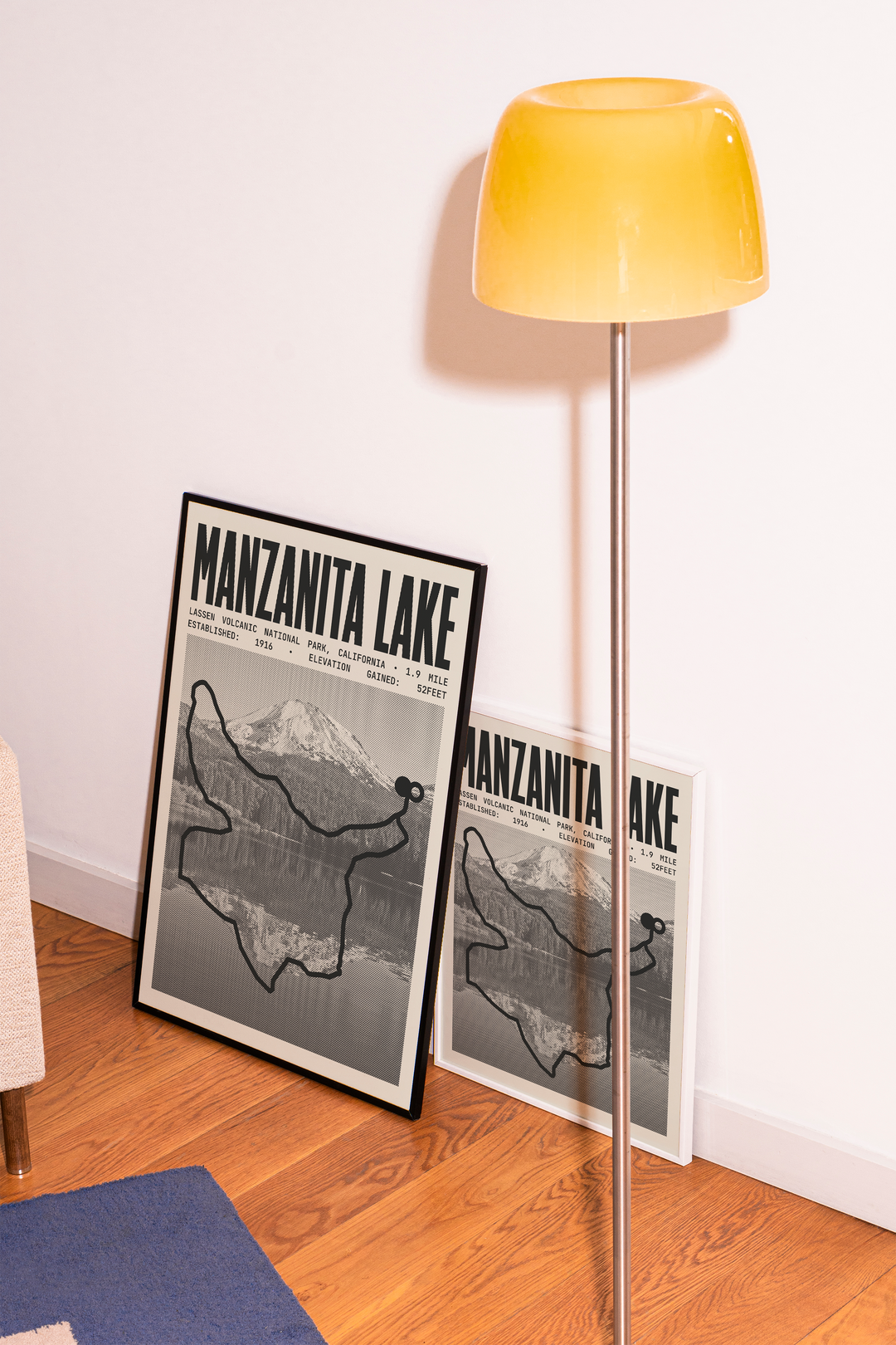 Manzanita Lake Loop Poster | Lassen Volcanic National Park Prints