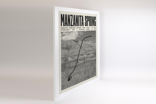 Smith Spring and Manzanita Spring Loop Poster | Guadalupe Mountains National Park Prints