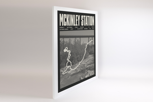 McKinley Station Trail Poster | Denali National Park Prints