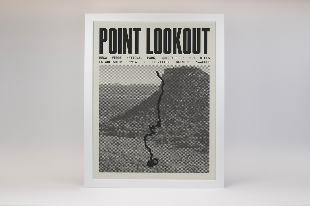 Mesa Verde Point Lookout Trail Poster | Mesa Verde National Park Prints