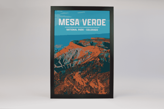 Mesa Verde National Park Print | Vintage Style