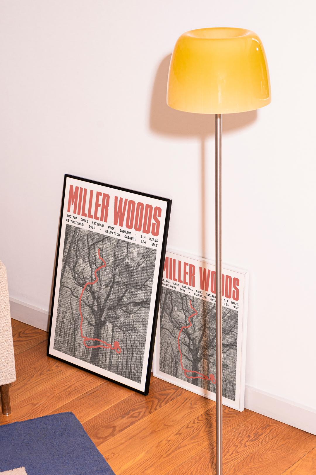 Miller Woods Trail Poster | Indiana Dunes National Park Prints