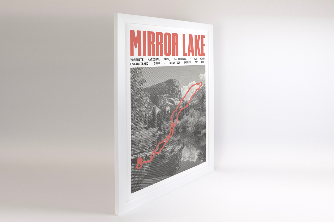 Mirror Lake Loop Poster | Yosemite National Park Prints