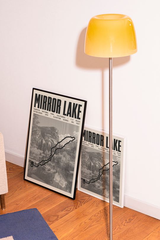 Mirror Lake Loop Poster | Yosemite National Park Prints