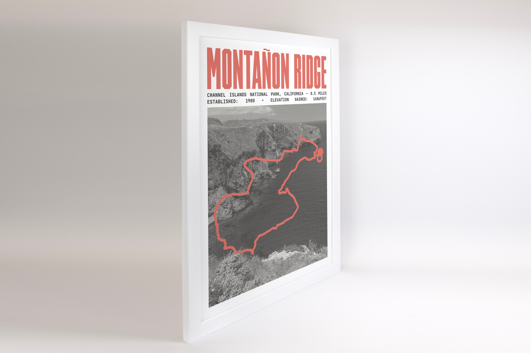 Montañon Ridge Loop Poster | Channel Islands National Park Prints