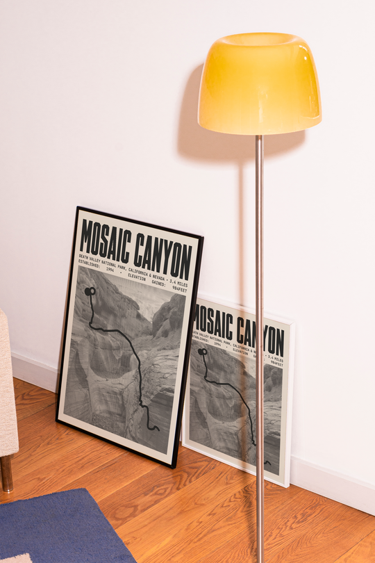 Mosaic Canyon Trail Poster | Death Valley National Prints