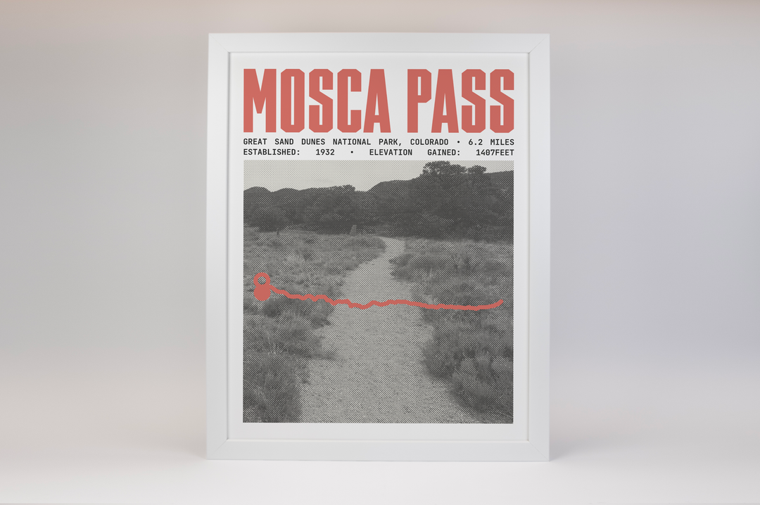 Mosca Pass Trail Poster | Great Sand Dunes National Park Prints