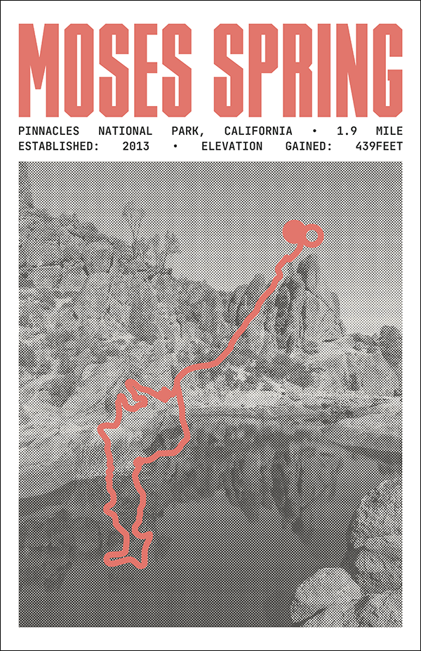 Moses Spring Poster | Pinnacles National Park Prints