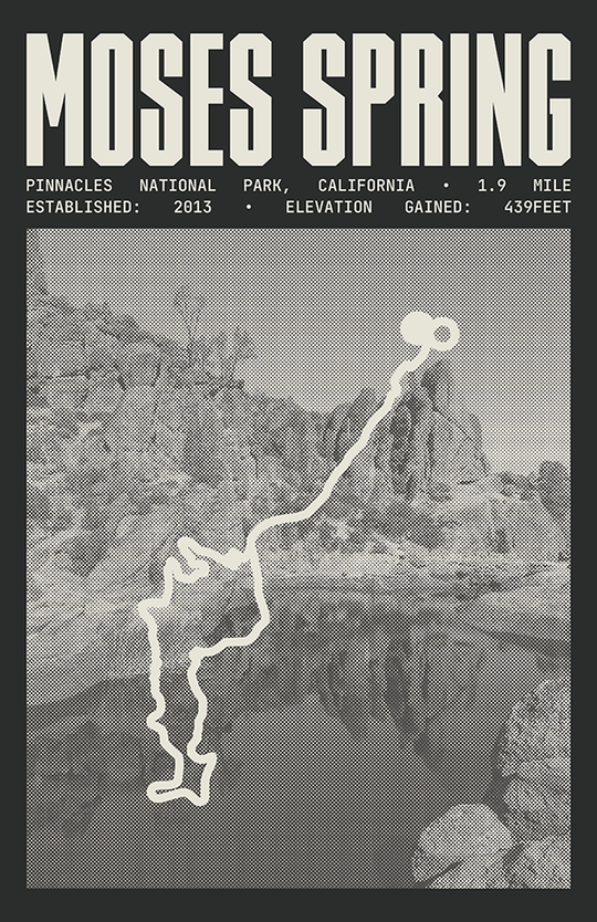 Moses Spring Poster | Pinnacles National Park Prints